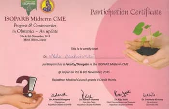 Dr. Vibha Chaturvedi Sharma — certificate 7