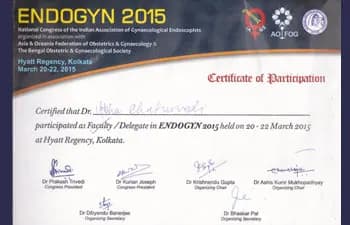 Dr. Vibha Chaturvedi Sharma — certificate 9