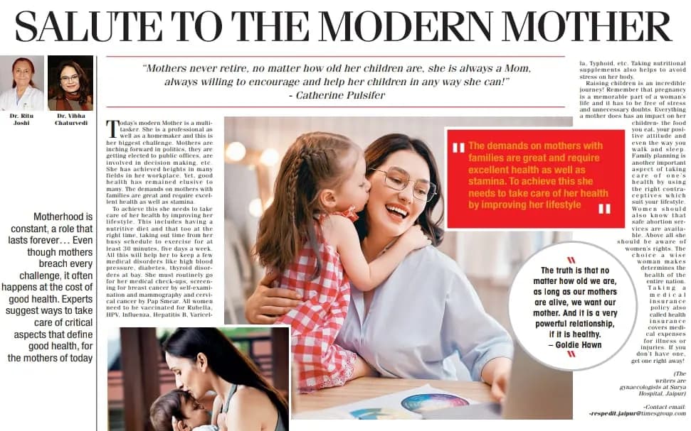 Dr. Vibha Chaturvedi Sharma in the press — media coverage 10
