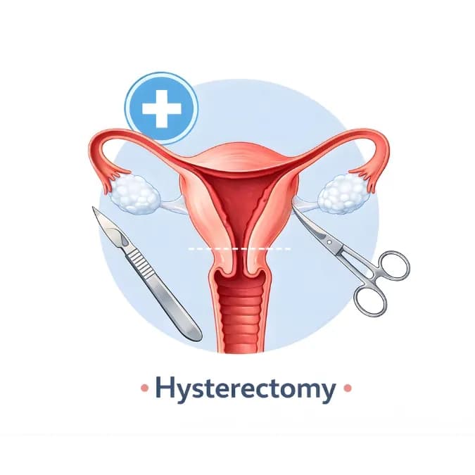 Hysterectomy Surgery in Jaipur — illustration