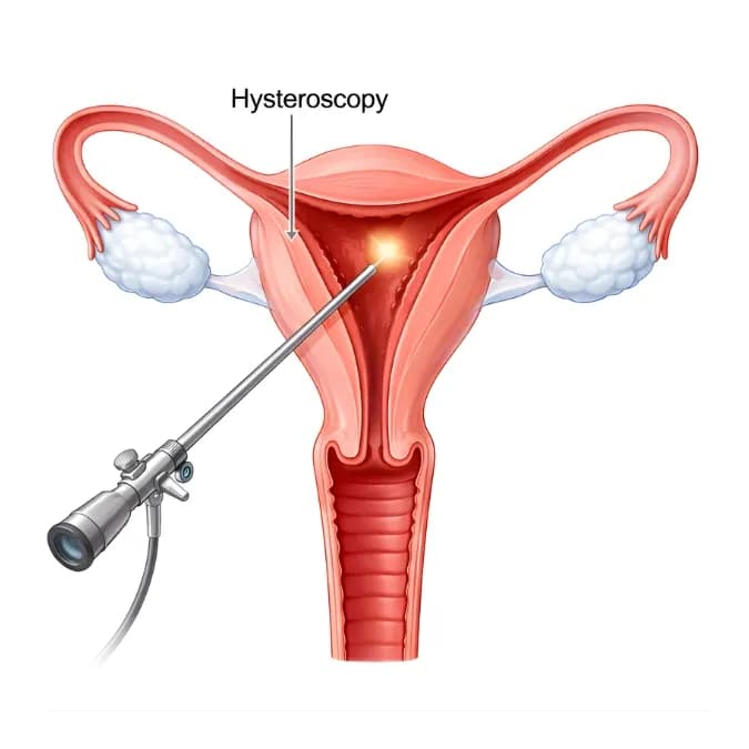 Hysteroscopy Treatment in Jaipur — illustration