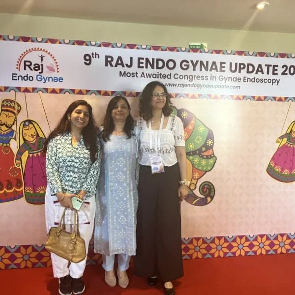 Dr. Vibha Chaturvedi Sharma at a medical conference — visual journey 24