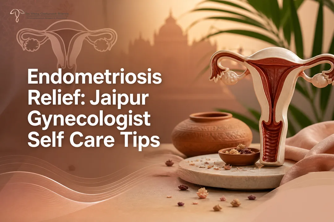 Featured image for endometriosis self-care in Jaipur by a Jaipur Gynecologist.