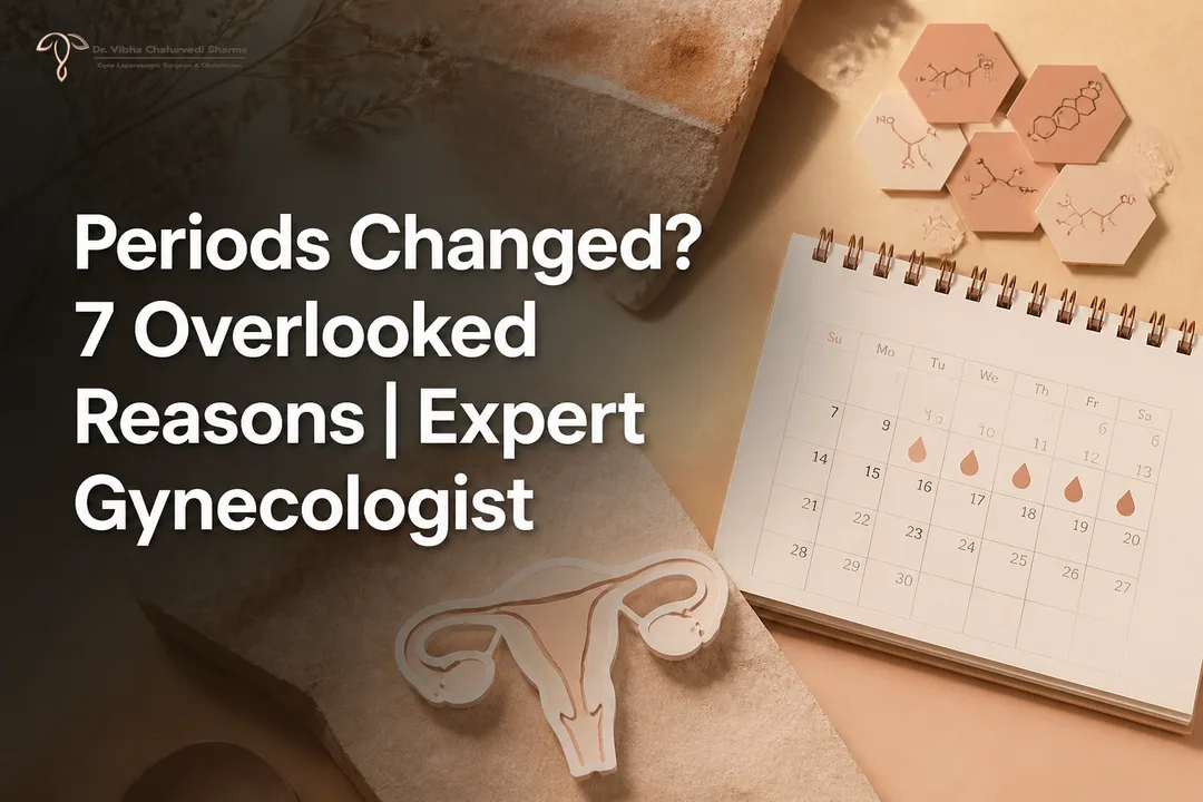 Featured image visualizing menstrual cycle changes with an Expert Gynecologist focus